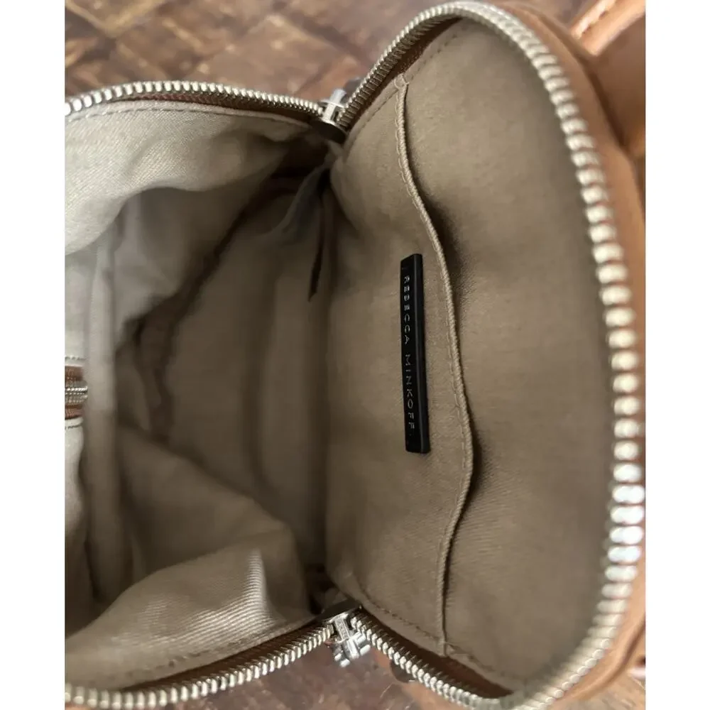 Rebecca Minkoff bag crossbody purse leather tan Brown